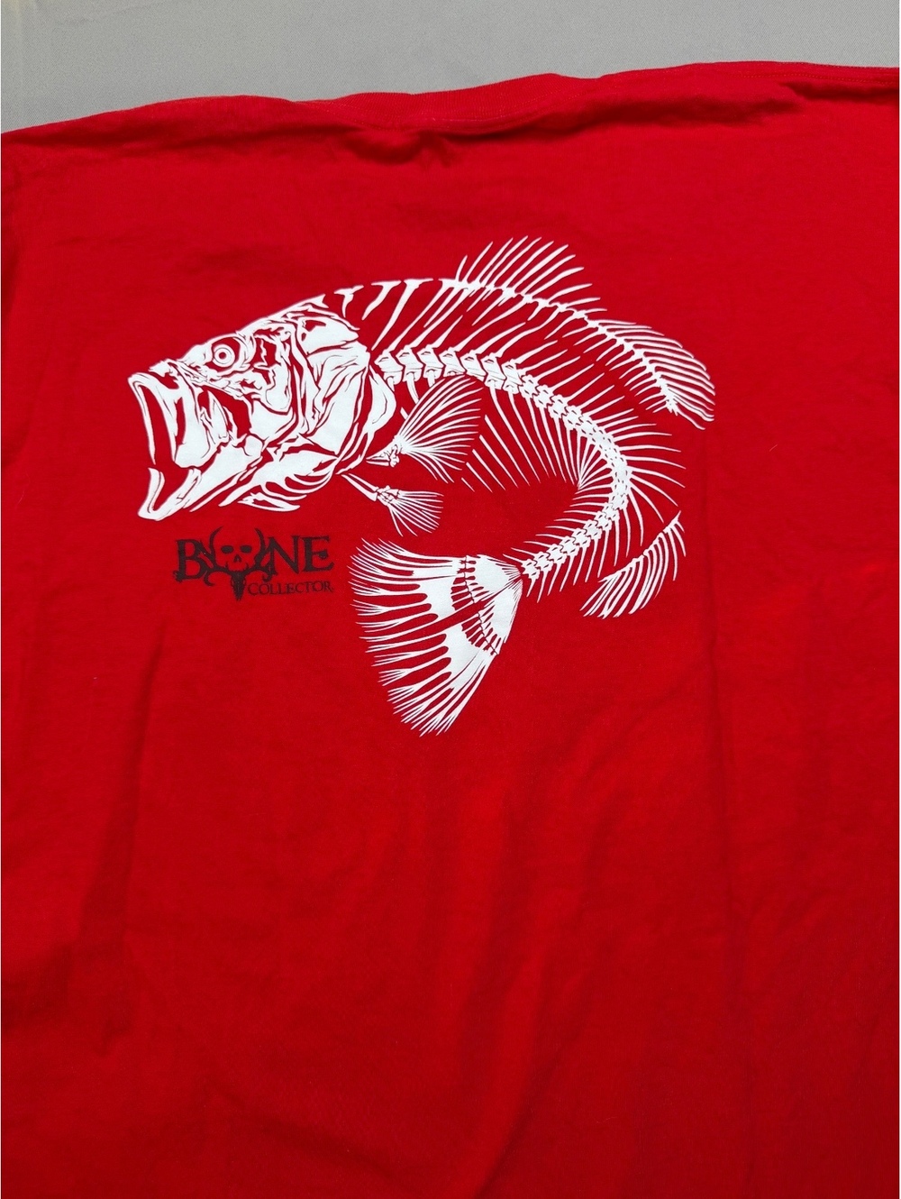 Boone Collector red bass fishing graphic T shirt 3XL